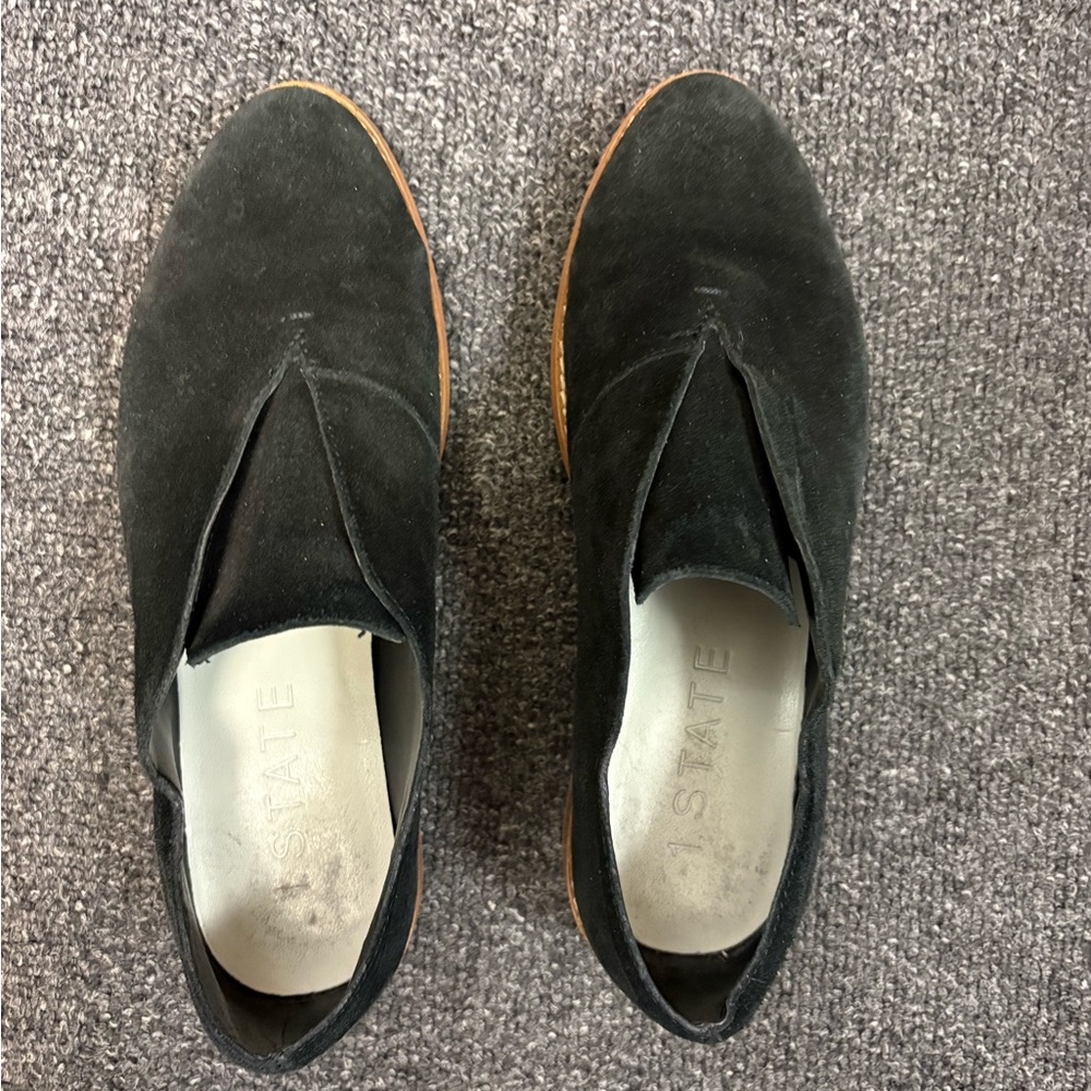 STATE Women’s  black Suede Loafers